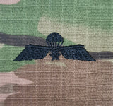 Pays-Bas / A Wings (Basic) - USA (OCP, taille réglementaire) Tissu Ripstop multicam brodé Patch / badge de saut d'aile de parachutiste