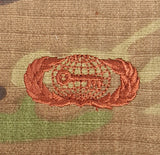 Geheimdienst – US (OCP, Standardgröße) Ripstop-Multicam-Gewebe, bestickter Patch/Abzeichen mit Fallschirmspringer-Flügelsprung (Kopie)