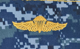 Ailes de parachutiste de la marine - Écusson / badge brodé réglementaire de la marine américaine