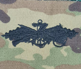 Seabee Combat Warfare - Écusson/badge brodé réglementaire USA/US Navy