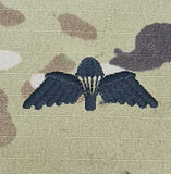 Australien/Australien – USA (OCP, Standardgröße) Ripstop-Multicam-Stoff, bestickter Patch/Abzeichen mit Fallschirmspringer-Flügelsprung