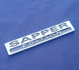 Sapper Édition Spéciale - Chrome ABS 3D automobile / voiture / camion / décalcomanie / logo