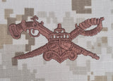 Écusson brodé/badge de l'équipage de l'embarcation de combat spéciale de la marine SWCC / Basic / Cheng - USA / US Navy USN (taille réglementaire)