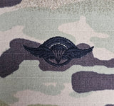 Argentinien / Argentinisch - USA (OCP, Standardgröße) Ripstop-Multicam-Stoff, bestickter Patch/Abzeichen mit Fallschirmspringer-Flügelsprung