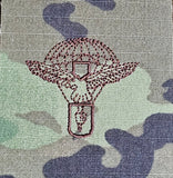 Slowakei / Slowakisch - US OCP Ripstop Multicam Stoff bestickter Patch / Abzeichen für Fallschirmspringer-Flügelsprünge