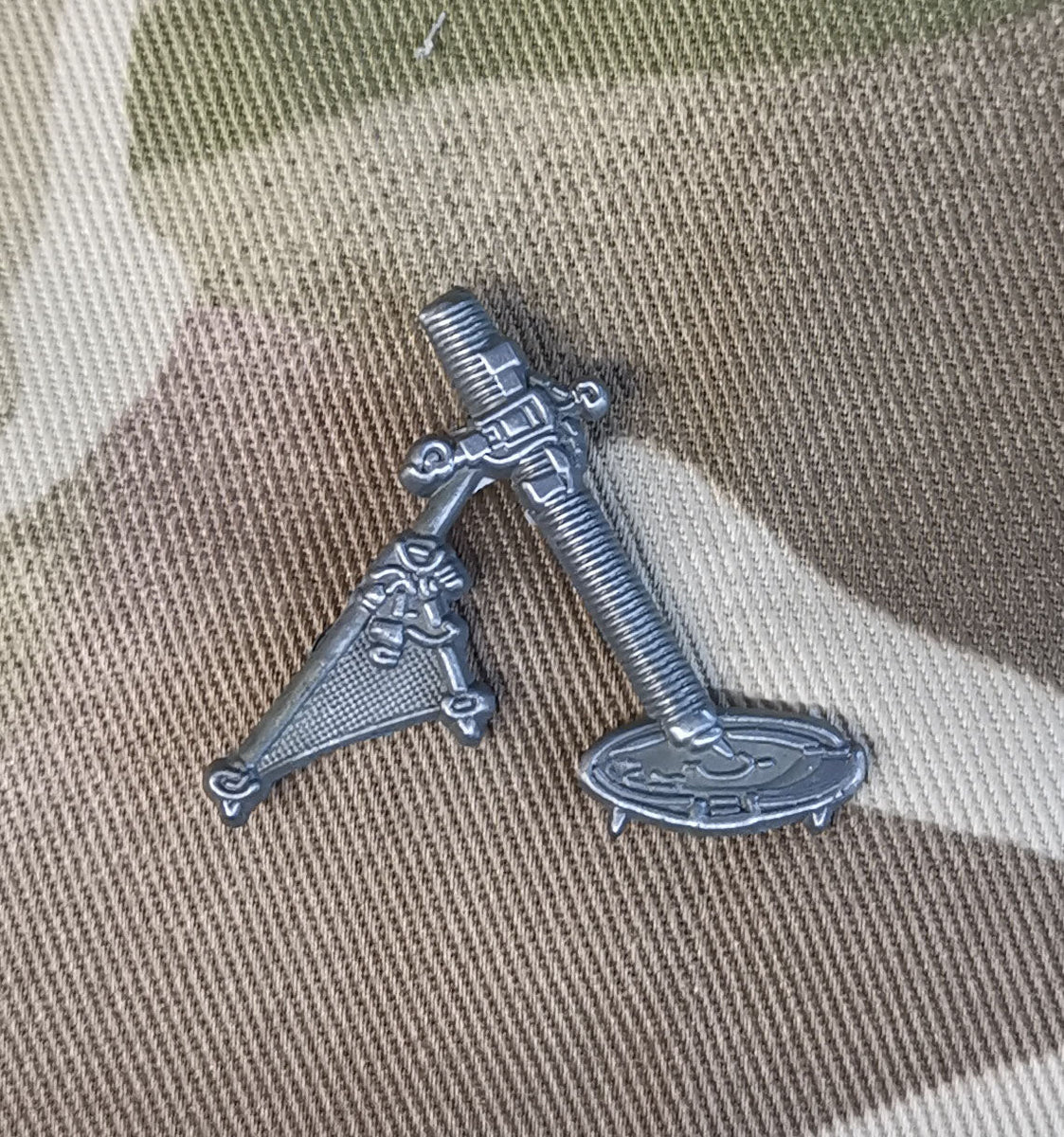 Tie / Lapel Pin - Miniature Mortars Pin – Badge Workshop