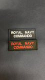 Royal Navy (FCF / FRMU) Future Commando Force brodée - titre d'épaule / garde-boue