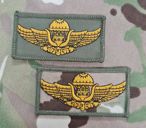 Cambodian paratrooper parachutist qualification jump wings Badge / Patch