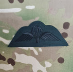 Britische Royal Gurkha Rifles ((Gewehre / RGR Schwarz auf Gewehrgrün-Variante) Fallschirmspringer-Qualifikationsflügel (Sprung)
