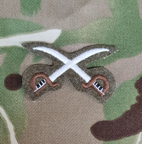 No2 PTI Dress Badge Crossed Swords