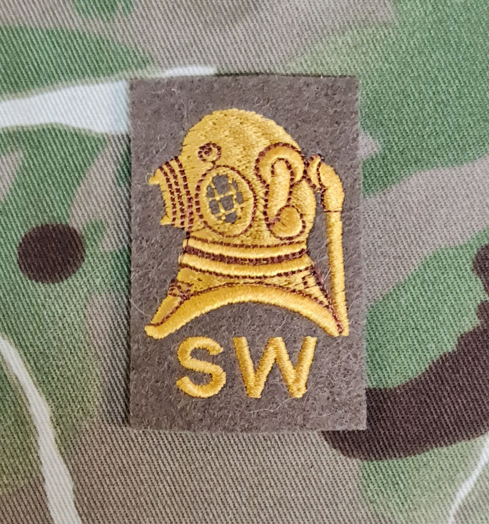 Sw Instruments Badge No2 Dress Badge Basic / Shallow Water SW Diver – Badge Workshop