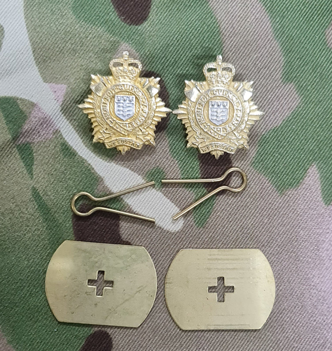 Royal Logistic Corps RLC Other Ranks OR Collar Badges – Badge Workshop