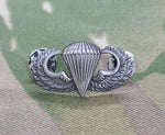 USA American parachutist jump wings para airborne metal pin brooch