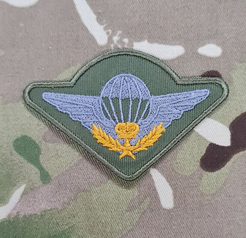 Morocco / Moroccan Parachute Qualification Jump Wings (colour)  Badge / Patch