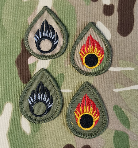 ATO Munitionstechnischer Offizier Qualifikation Subdued Gestickter Patch (Munitionstechniker)