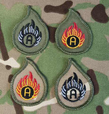 AT Ammunition Tech – Subdued – Gestickter Aufnäher (Munitionstechnik)