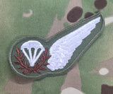 Parachute Jump Instructor (PJI) Brevet Subdued Wing Badge (olive / mtp colour)
