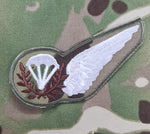 Parachute Jump Instructor (PJI) Brevet Subdued Wing Badge (olive / mtp colour)