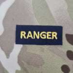 British Army Ranger Qualification No2 Dress Badge (Marineblau/Gelb)