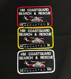 Bespoke Pilot / Crew Team Name Badge - HM Coastguard Search & Rescue (Sikorsky)