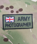 Identifikations-/Ausweisabzeichen für Kampffotografen der Armee