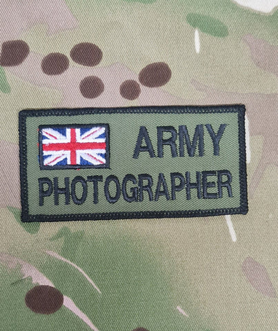Identifikations-/Ausweisabzeichen für Kampffotografen der Armee