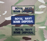 (FCF / FRMU) Future Commando Force (RN) Royal Navy Bomb Disposal Embroidered Shoulder Patch