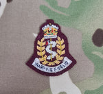 Royal Army Medical Corps RAMC (16. Medical Regiment) Maroon Officers Bullion Stitched Beret Badge (CIIIR)
