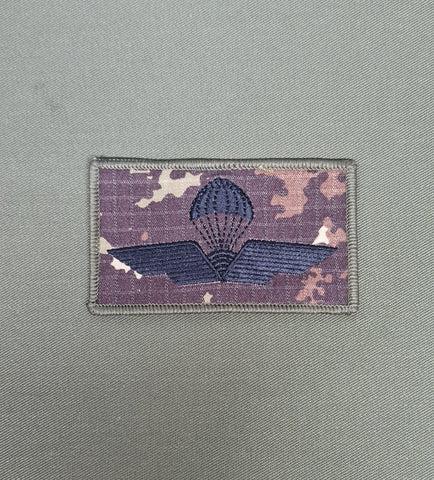 Italienische / italienische Qualifikationsflügel für Fallschirmspringer in der Luft (Variante) – Grundausstattung – (Camo-mimetico Vegetata)