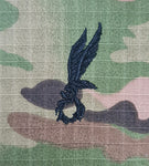 Polish / Polska / Poland- US (OCP, Regulation Size) Ripstop multicam fabric embroidered Parachutist wing jump patch / badge