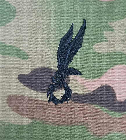 Polish / Polska / Poland- US (OCP, Regulation Size) Ripstop multicam fabric embroidered Parachutist wing jump patch / badge