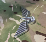 British Airborne Forces Parachutist Wings - Chrome ABS 3D automobile / car / Truck / Decal / logo