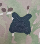 Army Rifle Association (ARA) / Army Operational Shooting Competition (AOSC) / Bisley 100 Shooting No2 Dress Badge (Gewehre / RGR Schwarz auf Gewehrgrün-Variante)