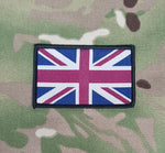 Union Jack  /UJ / Union Flag - Fabric Velcro Badge - colour