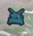 (AR50) Army Rifle 50 - Bisley Shooting - No2 Dress Qualification Embroidered  Badge / Patch (Royal Irish / RIR / Rangers)