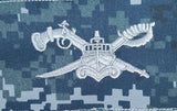 Naval Special Warfare Combat Craft Crewman SWCC / Basic / Cheng – USA / US Navy USN (Regular Size) gestickter Aufnäher / Abzeichen