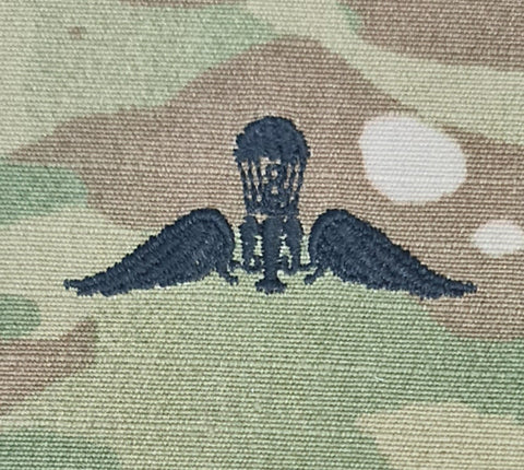 Thai / Thailand - US (OCP, Regulation Size) Ripstop multicam fabric embroidered Parachutist wing jump patch / badge