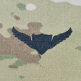 Mexican - USA (OCP, Regulation Size) Ripstop multicam fabric embroidered Parachutist wing jump patch / badge