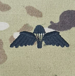 Australia / Australian - USA (OCP, Regulation Size) Ripstop multicam fabric embroidered Parachutist wing jump patch / badge