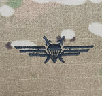 Finland / Finnish - USA OCP Ripstop multicam fabric embroidered Parachutist wing jump patch / badge