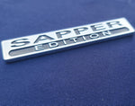 Sapper Special Edition - Chrome ABS 3D automobile / car / Truck / Decal / logo