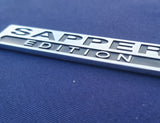 Sapper Special Edition - Chrome ABS 3D automobile / car / Truck / Decal / logo