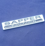 Sapper Special Edition - Chrome ABS 3D automobile / car / Truck / Decal / logo