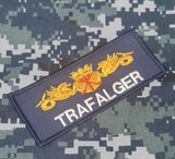 Principle Warfare Officer (PWO) (Gold Award) - Royal Navy Logo - Name Tape - RIG22 Style