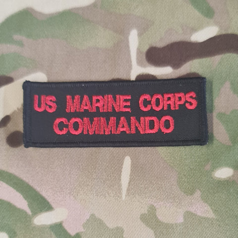 (FCF / FRMU) Future Commando Force (US Marine Corps Commando) Embroidered Shoulder Embroidered Badge