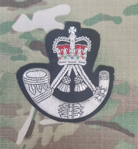 The Rifles Hand Embroidered Wire Bullion Blazer Badge