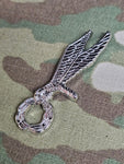 Polnischer (polska) Fallschirmspringer / Fallschirmjäger Sprungflügel Metall (Miniatur)