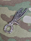 Polnischer (polska) Fallschirmspringer / Fallschirmjäger Sprungflügel Metall (Miniatur)