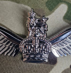 AAC / Army Air Corps Pilots Wings Metal (Kings Crown / CR3) - (Full Size)