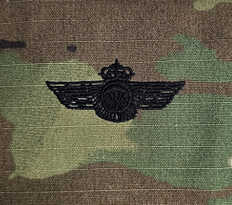 Spanish/Spain paracaidista - US (OCP, Regulation Size) Ripstop multicam fabric embroidered Parachutist wing jump patch / badge